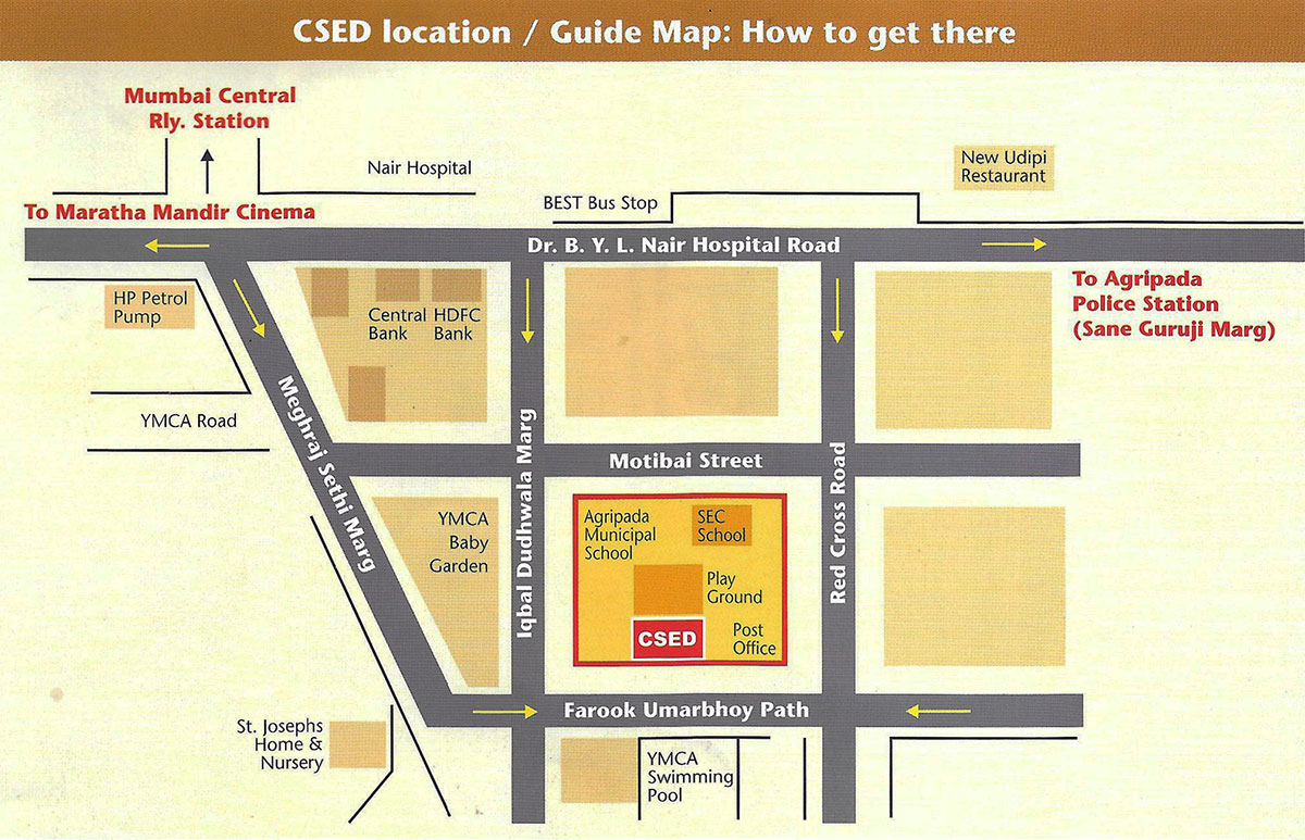 Map of CSED