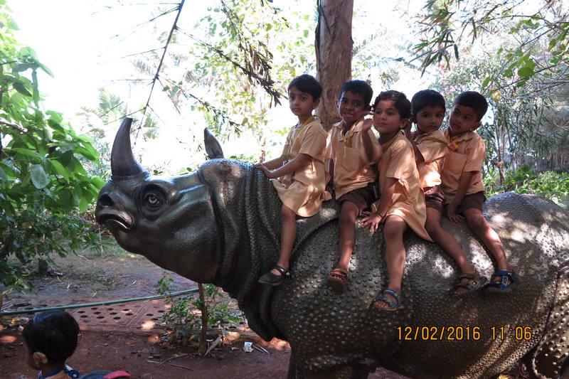 Rhino ride at Mahindra Park