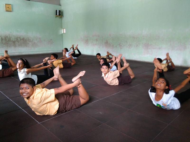 Yoga class at CSED