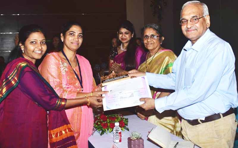 Mrs. Ujwala Wagh and Mrs. Subhadra Murhe were awarded ‘Best Innovative Paper’ 