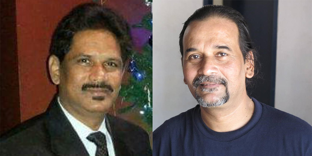 Photos of Stalin and Lambert D’Souza